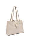 Frau bora tote in microfibra off white B976