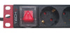 Multipresa 9 Posti da Rack 19'' con Interruttore Spina Schuko Angolata 1U