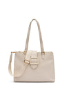 Frau bora tote in microfibra off white B976