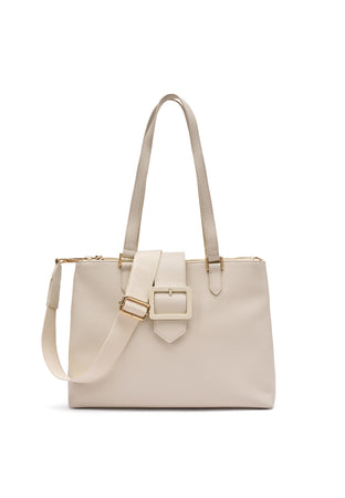 Frau bora tote in microfibra off white B976