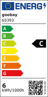 Lampadina LED Candela E14 Bianco Caldo 6W Filamento Classe C