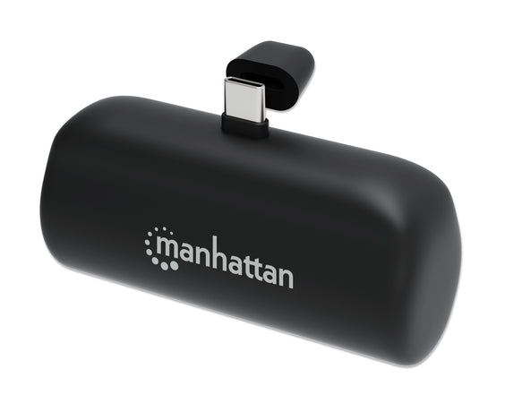 Power Bank PD 5000 mAh con Presa USB-C&trade Integrata 20W Nero