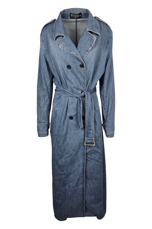 Atelier Cigala's Giacconi Denim chiaro da donna