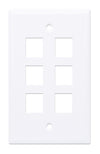 Placca Porta Frutti 6 Posti Mod.503 Bianco