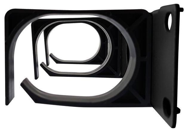Pannello Passacavi 1U per Armadio 10'' Nero