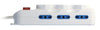 Multipresa 6 Posti Italiana Bipasso / 3 Schuko con Interruttore