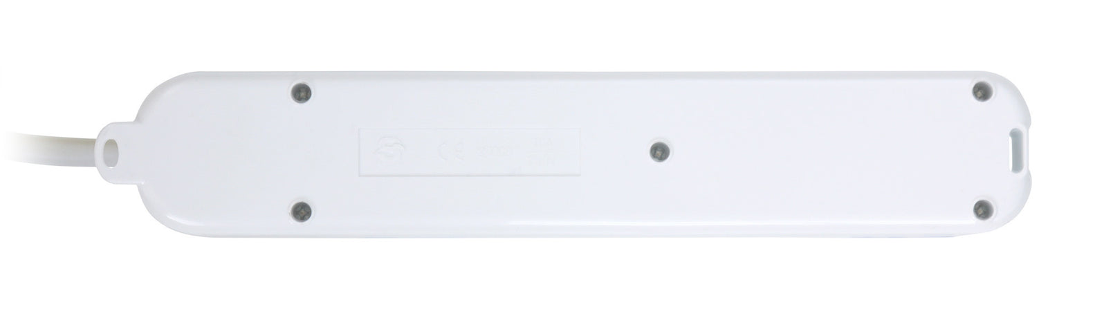Multipresa 8 Posti Italiana Bipasso / 4 Schuko con Interruttore