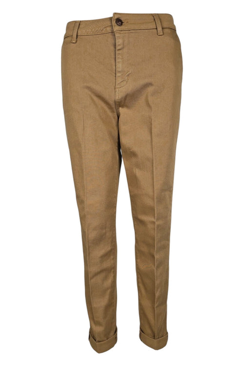 Atelier Cigala's Pantaloni Marrone da donna