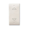 Domus S44 Commutatore 2 Pulsanti 1P 10AX 250V Bianco Lucido