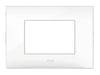 Placca Serie YOUNG 44 per Scatola Rettangolare 3 Moduli Bianco