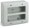 Contenitore Autoportante IP40 S44 per Minicanali 12 Moduli (6+6) Bianco