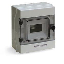 Quadro Elettrico IP65 da Parete 6 Moduli DIN