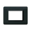 Placca Tecnopolimero S44 3 Moduli Grigio