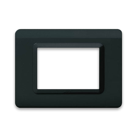 Placca Tecnopolimero S44 3 Moduli Grigio