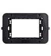 Supporto Smart44 con Viti per Scatole Rettangolari 3 Moduli