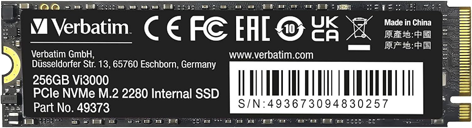 SSD Vi3000 PCIe NVMe M.2 256GB