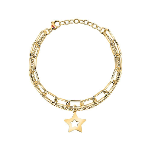 Bracciale SECTOR donna Emotion doppio dorato / stella