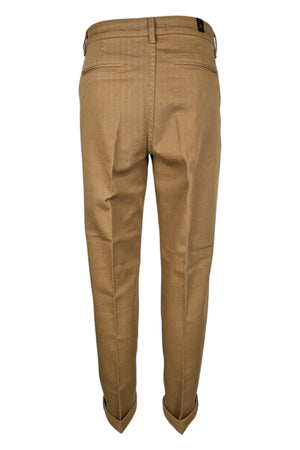 Atelier Cigala's Pantaloni Marrone da donna