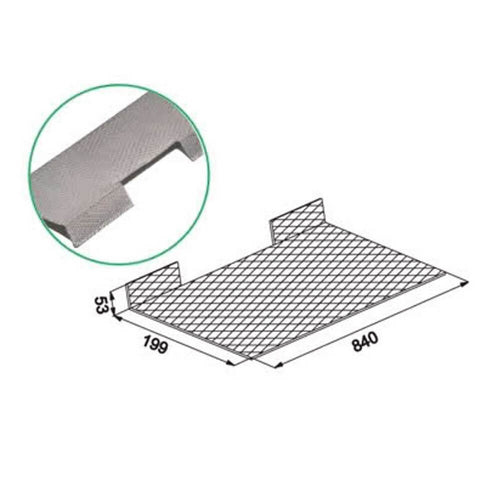 Filtro metallico per cappa 90cm Faber 112.0157.249