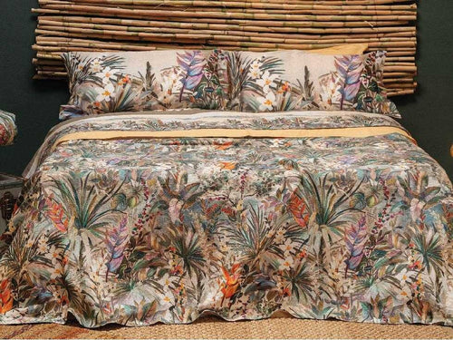 GRUPPO BATTAGLIA ELEGANTE E RAFFINATO COPRILETTO MATRIMONIALE CARLA IN STAMPA DIGITALE COTONE ALTA QUALITA' COLLEZIONE NEITH