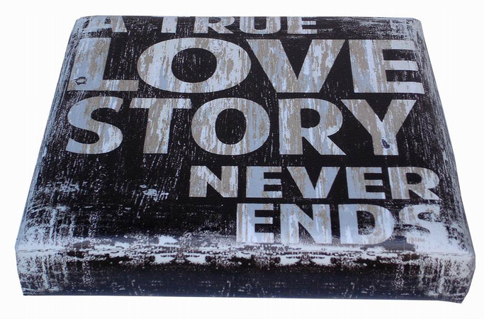 Biscottini Biscottini Pouf Contenitore Richiudibile Ecopelle Sgabello Poggiapiedi 38x38x38