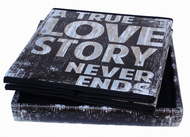 Biscottini Biscottini Pouf Contenitore Richiudibile Ecopelle Sgabello Poggiapiedi 38x38x38