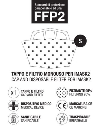 Imask filtri respiratori kit 1 pezzo s kids