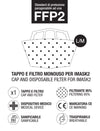 Imask filtri respiratori l/m 1 pezzo