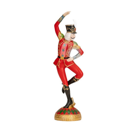 Statuetta decorativa Ballerino decorazione natalizia da 29 cm