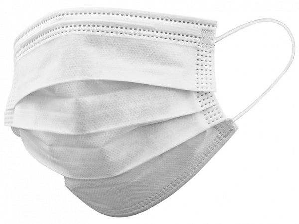Mascherina chirurgica bianca adulti 10 pezzi