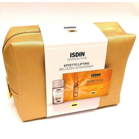 Isdin cofanetto instant flash 5 fiale + acqua micellare 30ml