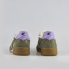 Valsport sneakers uomo Volley in nylon e suede army verde VVL3066M