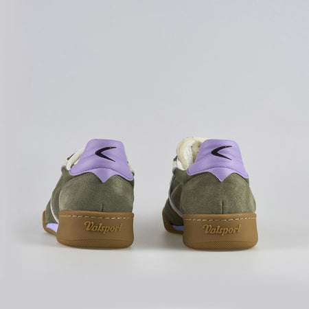 Valsport sneakers uomo Volley in nylon e suede army verde VVL3066M
