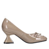 Emanuelle Vee Scarpe con Tacco Beige da donna