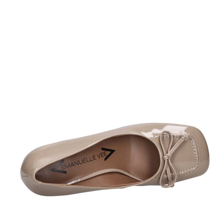 Emanuelle Vee Scarpe con Tacco Beige da donna