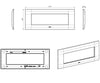 Placca Serie YOUNG 44 per Scatola Rettangolare 7 Moduli Bianco