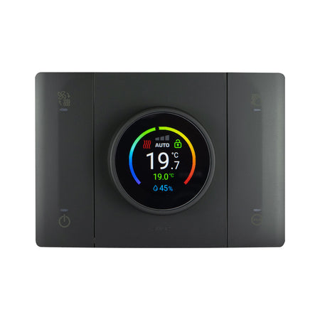 Tekla T44 Cronotermostato WiFi Smart Connesso Rilevatore Umidit&agrave Ambiente Grigio