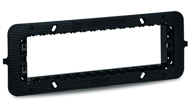 Supporto Smart44 con Viti per Scatole Rettangolari 7 Moduli