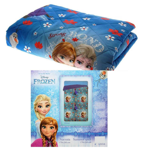 NOVIA TRAPUNTINO COPRILETTO TRAPUNTATO MICROFIBRA 1 PIAZZA LETTO SINGOLO FROZEN DISNEY
