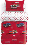 CALEFFI TRAPUNTA INVERNALE LETTO SINGOLO 1 PIAZZA DISNEY CARS FRENZY ROSSA