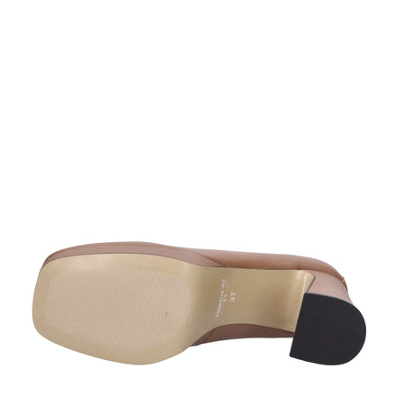 Emanuelle Vee Scarpe con Tacco Marrone da donna