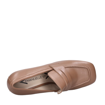 Emanuelle Vee Scarpe con Tacco Marrone da donna