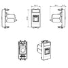 Domus S44 Presa RJ45 Cat.6A FTP Bianco Lucido