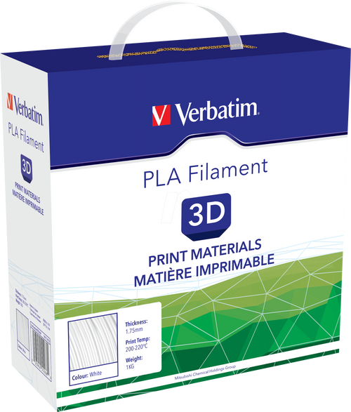 Filamento PLA Stampa 3D 1.75mm 1kg Bianco