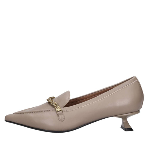 Emanuelle Vee Scarpe con Tacco Beige da donna
