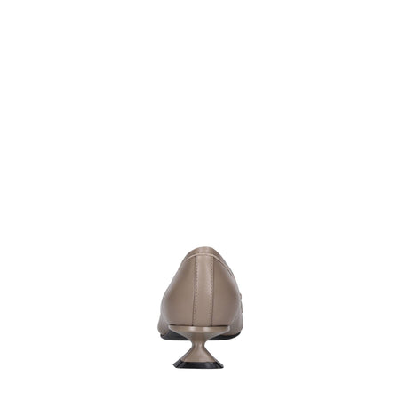 Emanuelle Vee Scarpe con Tacco Beige da donna