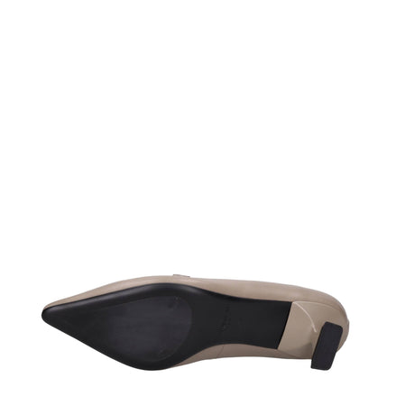 Emanuelle Vee Scarpe con Tacco Beige da donna