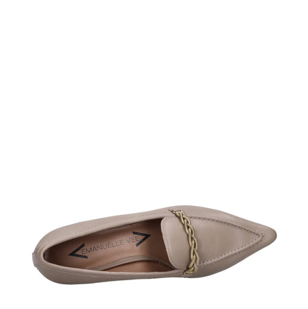 Emanuelle Vee Scarpe con Tacco Beige da donna
