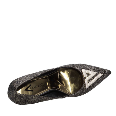 Emanuelle Vee Scarpe con Tacco Oro da donna