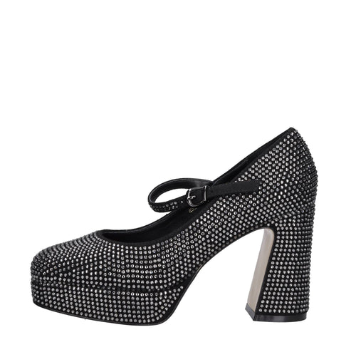 Emanuelle Vee Scarpe con Tacco Nero da donna